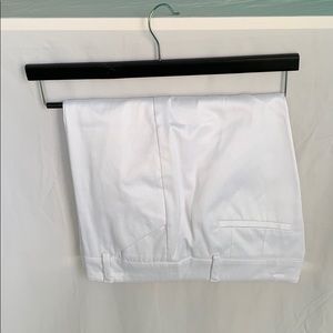 White Ribbed Suit Short